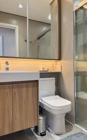 Apartamento à venda com 85m², 2 quartos e 2 vagas Apartamento à venda com 85m², 2 quartos e 2 vagasBanheiro