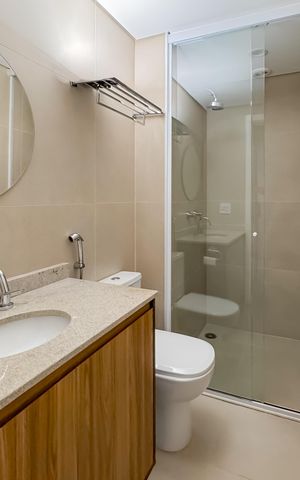 Apartamento à venda com 72m², 1 quarto e 1 vaga Apartamento à venda com 72m², 1 quarto e 1 vagaBanheiro Social