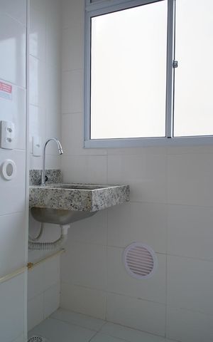 Apartamento à venda com 59m², 2 quartos e 1 vagaCozinha e Área de Serviço
