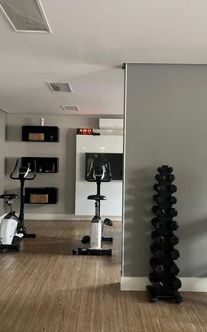Apartamento para alugar com 35m², 1 quarto e 1 vaga Apartamento para alugar com 35m², 1 quarto e 1 vagaÁrea comum - Academia