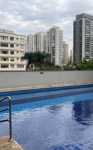 Apartamento para alugar com 35m², 1 quarto e 1 vaga Apartamento para alugar com 35m², 1 quarto e 1 vagaÁrea comum - Piscina