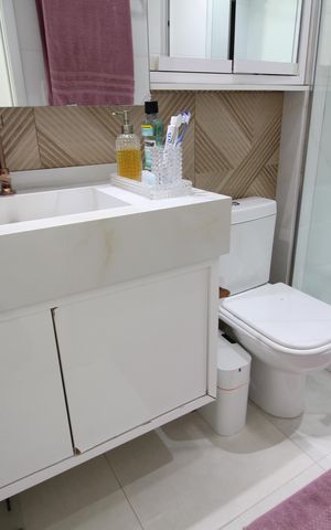 Apartamento para alugar com 225m², 4 quartos e 2 vagasBanheiro da Suíte
