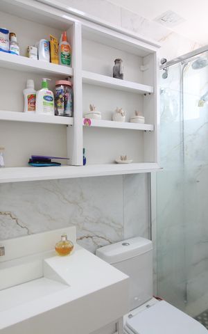 Apartamento para alugar com 225m², 4 quartos e 2 vagasBanheiro da Suíte 2