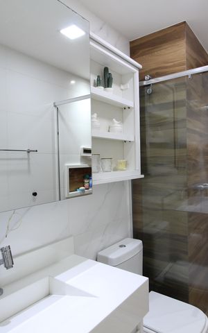 Apartamento para alugar com 225m², 4 quartos e 2 vagasBanheiro Social