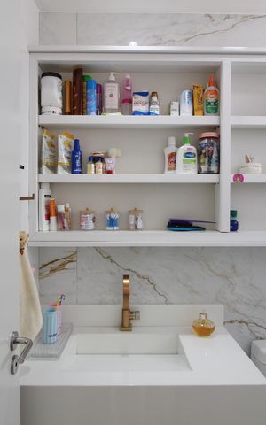 Apartamento para alugar com 225m², 4 quartos e 2 vagasBanheiro da Suíte 2