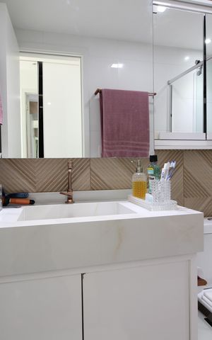 Apartamento para alugar com 225m², 4 quartos e 2 vagasBanheiro da Suíte