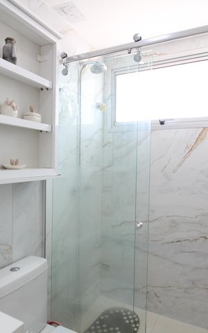 Apartamento para alugar com 225m², 4 quartos e 2 vagasBanheiro da Suíte 2