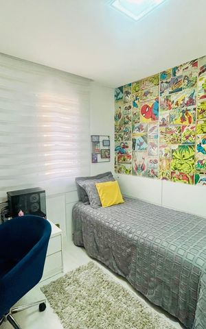 Apartamento à venda com 114m², 3 quartos e 2 vagas Apartamento à venda com 114m², 3 quartos e 2 vagasQuarto 2
