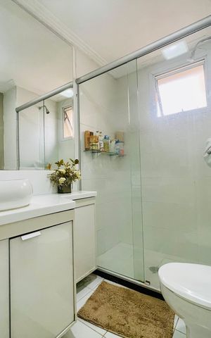 Apartamento à venda com 114m², 3 quartos e 2 vagas Apartamento à venda com 114m², 3 quartos e 2 vagasBanheiro 1