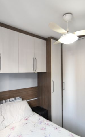Apartamento à venda com 47m², 2 quartos e 1 vagaQuarto 2