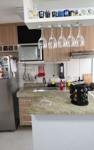 Apartamento à venda com 47m², 2 quartos e 1 vagaCozinha