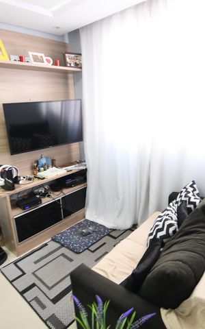 Apartamento à venda com 47m², 2 quartos e 1 vagaSala