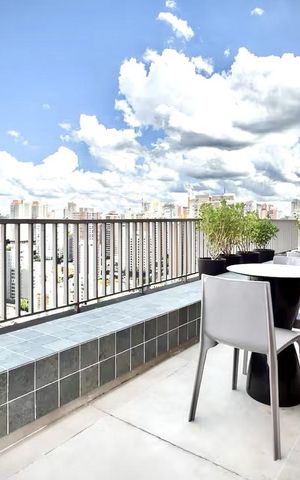 Studio para alugar com 30m², 1 quarto e sem vaga Studio para alugar com 30m², 1 quarto e sem vagaÁrea externa