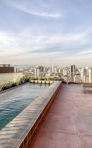 Studio para alugar com 30m², 1 quarto e sem vaga Studio para alugar com 30m², 1 quarto e sem vagaPiscina