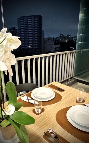 Studio para alugar com 30m², 1 quarto e sem vaga Studio para alugar com 30m², 1 quarto e sem vagaFachada