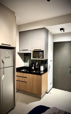 Studio para alugar com 30m², 1 quarto e sem vaga Studio para alugar com 30m², 1 quarto e sem vagaCozinha