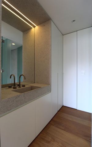Studio para alugar com 53m², 1 quarto e 1 vagaBanheiro da Suíte
