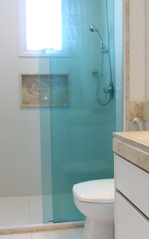 Apartamento à venda com 264m², 4 quartos e 3 vagasBanheiro da Suíte 1