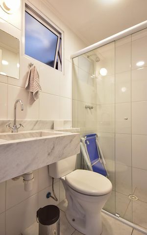 Apartamento para alugar com 87m², 2 quartos e 2 vagasBanheiro da Suíte 1