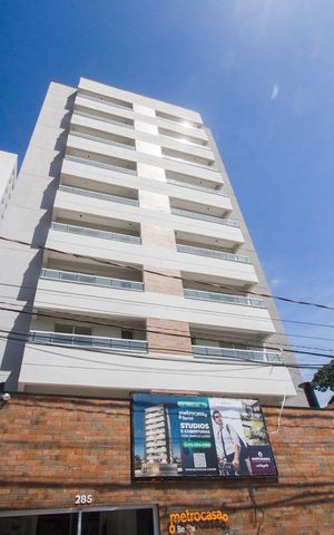 Studio à venda com 27m², 1 quarto e sem vaga Studio à venda com 27m², 1 quarto e sem vagaFachada