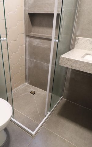 Casa de condomínio para alugar com 120m², 3 quartos e 2 vagasBanheiro Social