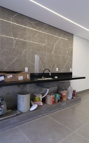 Casa de condomínio para alugar com 120m², 3 quartos e 2 vagasCozinha