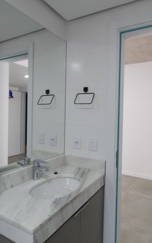 Apartamento à venda com 65m², 1 quarto e 1 vagaBanheiro