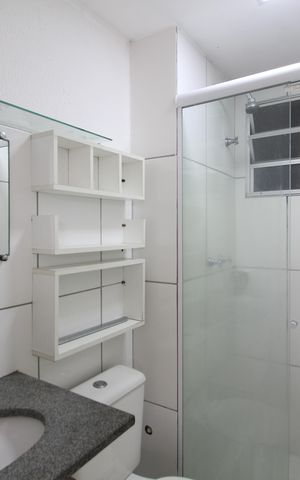 Apartamento à venda com 60m², 3 quartos e 1 vagaBanheiro Social