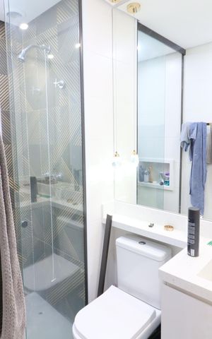 Apartamento à venda com 67m², 2 quartos e 1 vagaBanheiro da Suíte 1