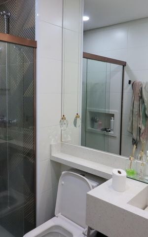 Apartamento à venda com 67m², 2 quartos e 1 vagaBanheiro 2