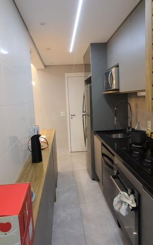 Apartamento à venda com 67m², 2 quartos e 1 vagaCozinha e Área de Serviço