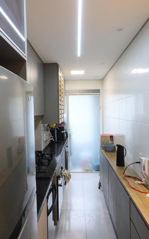 Apartamento à venda com 67m², 2 quartos e 1 vagaCozinha e Área de Serviço