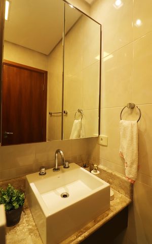 Apartamento à venda com 90m², 3 quartos e 2 vagasBanheiro Social