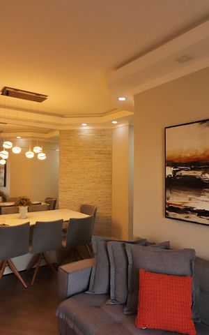 Apartamento à venda com 90m², 3 quartos e 2 vagasSala
