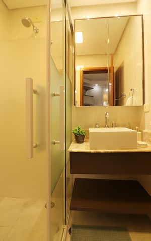 Apartamento à venda com 90m², 3 quartos e 2 vagasBanheiro Social