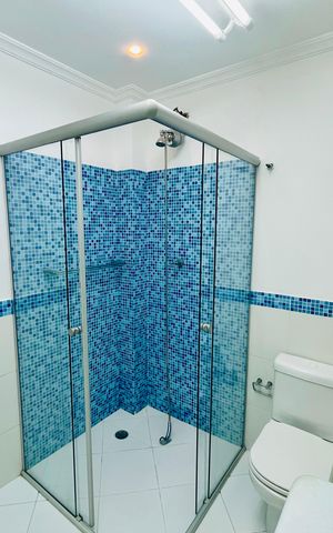 Apartamento para alugar com 144m², 3 quartos e 1 vaga Apartamento para alugar com 144m², 3 quartos e 1 vagaBanheiro da Suíte