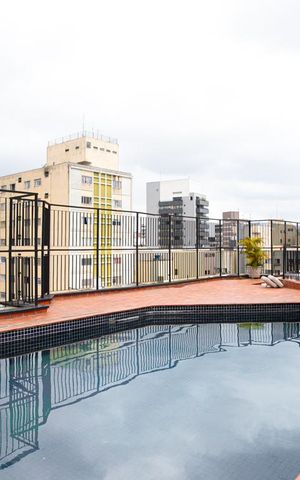Apartamento à venda com 30m², 1 quarto e 1 vaga Apartamento à venda com 30m², 1 quarto e 1 vagaÁrea comum - Piscina