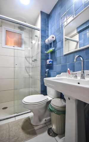 Apartamento para alugar com 65m², 2 quartos e 2 vagasBanheiro Social