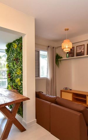 Apartamento para alugar com 65m², 2 quartos e 2 vagasSala