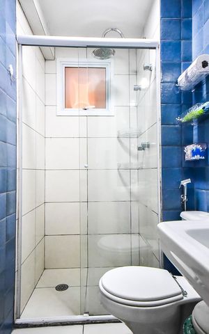 Apartamento para alugar com 65m², 2 quartos e 2 vagasBanheiro Social