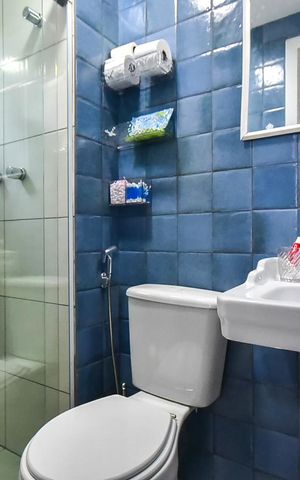 Apartamento para alugar com 65m², 2 quartos e 2 vagasBanheiro da Suíte