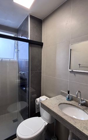 Apartamento à venda com 45m², 2 quartos e 1 vaga Apartamento à venda com 45m², 2 quartos e 1 vagaBanheiro