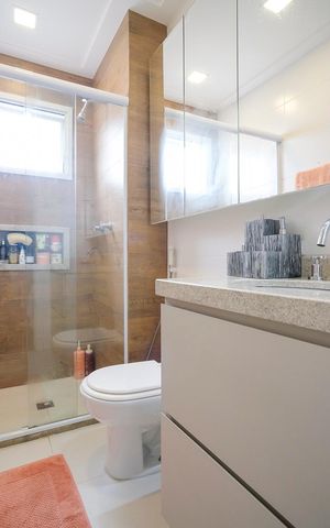 Apartamento para alugar com 69m², 2 quartos e 1 vagaBanheiro da suíte