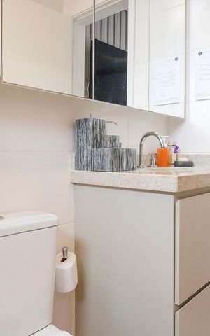 Apartamento para alugar com 69m², 2 quartos e 1 vagaBanheiro da suíte