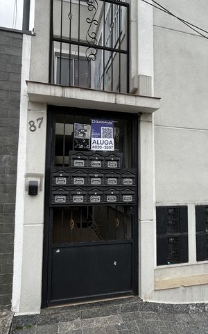 Studio à venda com 28m², 1 quarto e sem vagaFachada/Placa
