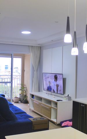 Apartamento para alugar com 76m², 3 quartos e 2 vagasSala
