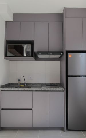 Studio para alugar com 26m², 1 quarto e sem vagaSala/Cozinha