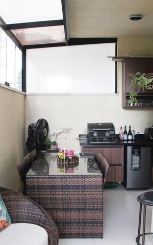 Apartamento à venda com 116m², 3 quartos e 1 vagaArea Gourmet