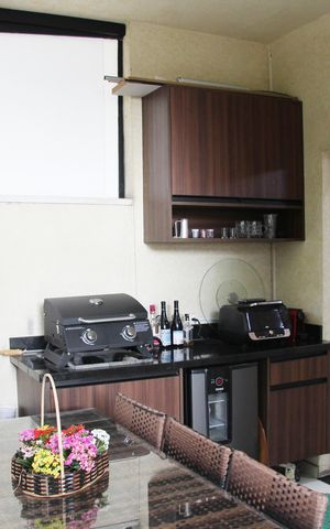 Apartamento à venda com 116m², 3 quartos e 1 vagaArea Gourmet