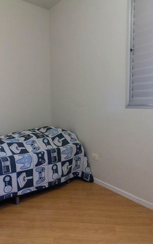 Apartamento à venda com 76m², 3 quartos e 2 vagasQuarto 2